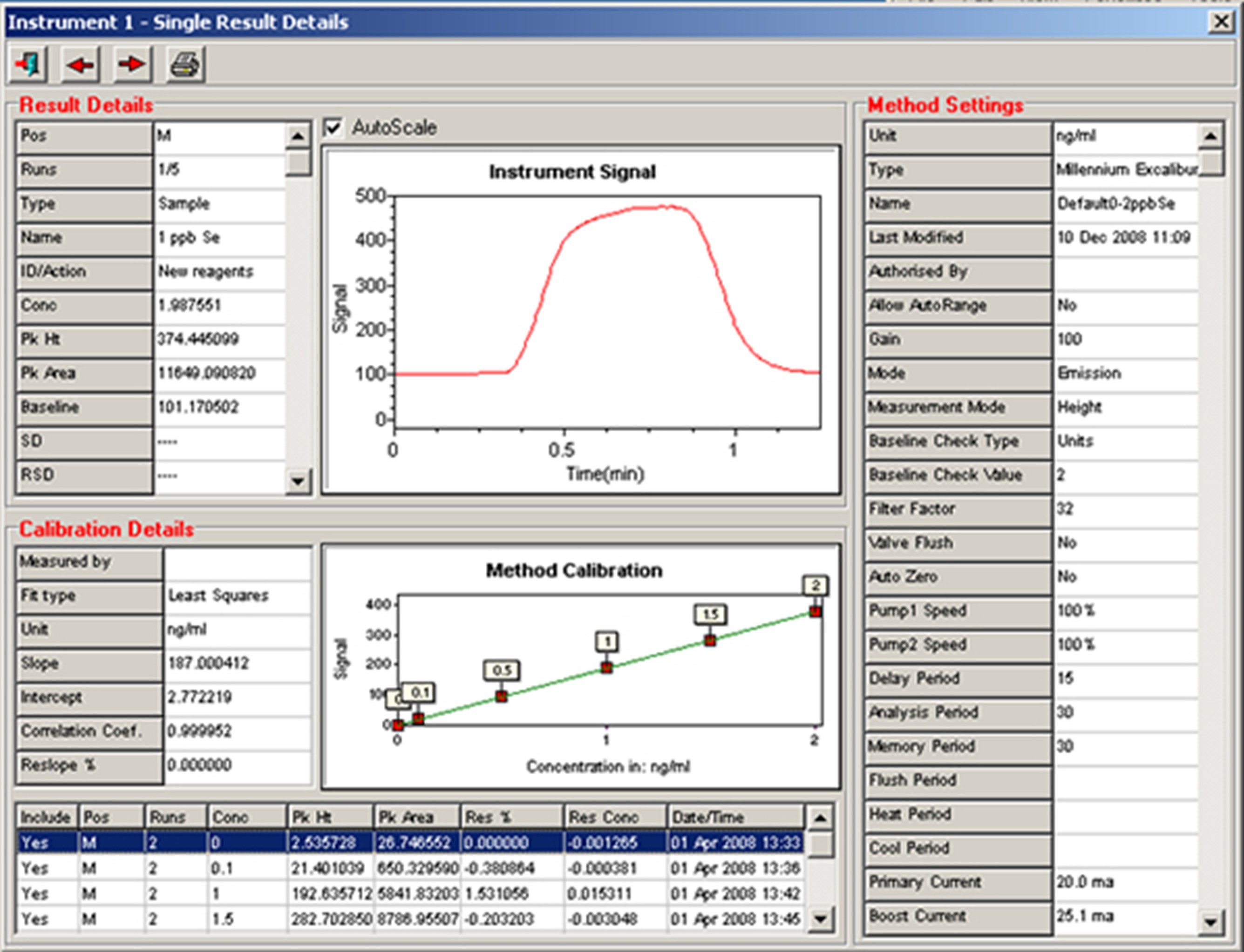 PSA - MILLENNIUM EXCALIBUR software