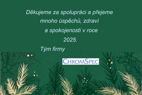 Děkujeme za spolupráci a přejeme mnoho úspěchů, zdraví a spokojenosti v roce 2025